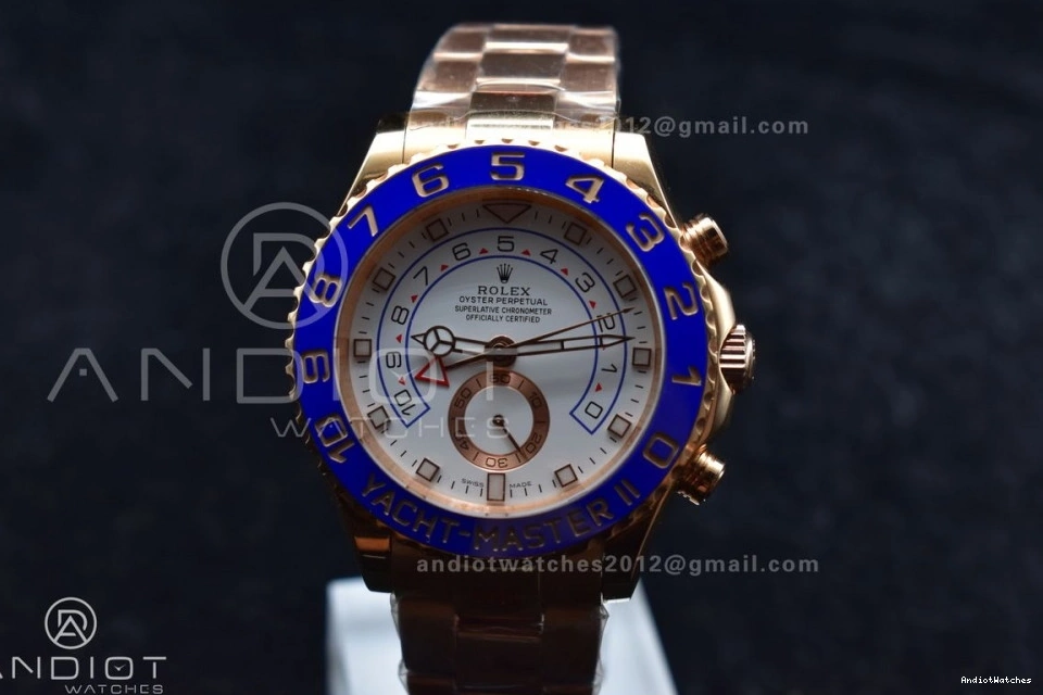 1:1 Blue on Bracelet Ceramic GMF TopPick Edition II 1223 Best RG RG 116685 YachtMaster A 1103